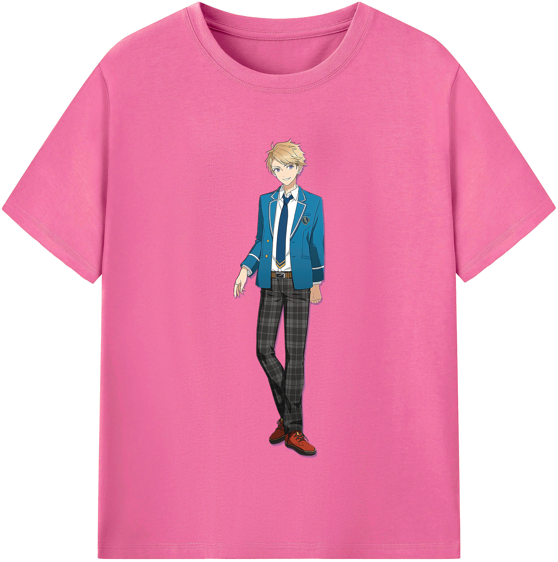 （画像用） あんさんぶるスターズ! Ensemble Stars レディースカジュアルプリントTシャツ（綿100％）